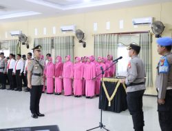 Kapolres Sidrap Pimpin Upacara Penyerahan Jabatan Kasat Narkoba 