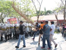Mantapkan Persiapan Jelang Pemilu 2024, Kapolres Sidrap Pimpin Simulasi Sispamkota di KPU