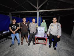 Personel Polsek Pitu Riase Laksanakan Patroli di TPS, Kapolres Sidrap: Tetap Jaga Kamtibmas dan Kurukunan Usai Pilkades 