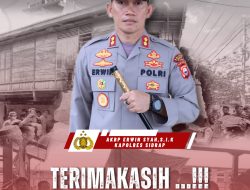 Pilkades Berlangsung Aman dan Kondusif, AKBP Erwin Syah Apresiasi dan Berterima Kasih ke Masyarakat Sidrap 