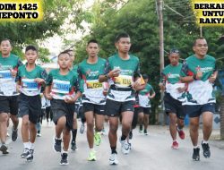 Hadiri dan Ikuti Toddopuli Run, Dandim 1425 Jeneponto Tingkatan Kesadaran Kita Untuk Hidup Sehat Dengan Berolahraga