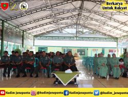 Prajurit, PNS TNI dan Persit Kodim 1425 Jeneponto Mengikuti Sosialisasi Kanker dan Tumor