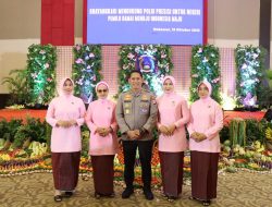 Kapolres Sidrap bersama Ketua Bhayangkari Hadiri Perayaan Peringatan HKGB ke-71 Tahun