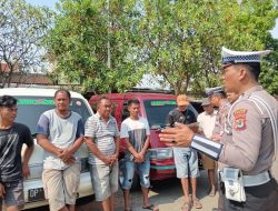 Sat Lantas Polres Sidrap Sosialisasi Tertib Berlalulintas Kepada Pengemudi Angkutan Umum