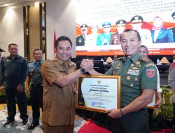 Berikan Materi Pada Rakor bersama Forkopimda Dengan Para Kepala Desa se-Sulsel, Pangdam XIV/Hsn : Wujudkan Kondisi Wilayah Yang Kondusif, Aman, Tentram dan Damai Melalui Tripilar Desa