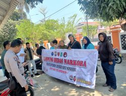Tim Satgas Kampung Bebas Narkoba Mappadeceng Polres Sidrap Terus Massifkan Penyuluhan dan Sosialisasi P4GN ke Warga