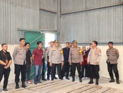 Pastikan Keamanan, Kapolres Sidrap Cek Gudang Logistik KPU