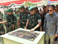 Resmikan Kodim 1431/Bombana, Pangdam XIV/Hsn Harap Hadirkan Situasi Keamanan Yang Kondusif, Nyaman dan Tentram Bagi Masyarakat, Khususnya Menjelang Pemilu 2024