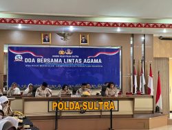 PNS Polri Polda Sultra Gelar Doa Bersama Lintas Agama dalam Peringatan HUT Korpri ke-52 Tahun 2023