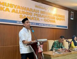 Ketua DPRD Makassar Rudianto Lallo Pimpin IKA Pesantren Guppi Samata