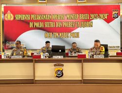 Tim Mabes Polri Supervisi Operasi Mantab Brata di Polda Sultra, Pantau Kesiapan Jelang Pemilu 2024