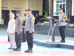 Apel Jam Pimpinan, Kapolres Sidrap: Program Kapolri dan Commander Wish Kapolda Sulsel Harus di Implementasikan   