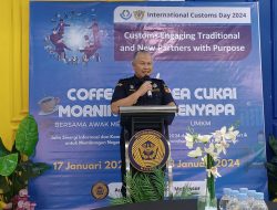 Bea Cukai Makassar Berhasil Capai Target Penerimaan Selama 2023 sebesar 122,76%. Zaeni Sebut 2024 Akan Fokus Pada Sektor Ini 