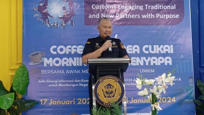 Bea Cukai Makassar Berhasil Capai Target Penerimaan Selama 2023 sebesar 122,76%. Zaeni Sebut 2024 Akan Fokus Pada Sektor Ini 