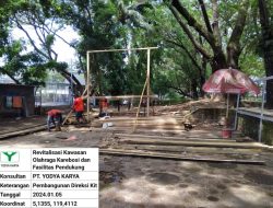 Dispora Makassar Mulai Renovasi Lapangan Karebosi, Lakukan Pemagaran Total