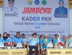 Sekda,mewakili Pj.Gubernur Sulawesi Tenggara Resmi Buka Jambore PKK Tingkat Provinsi