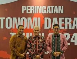 Mewakili PJ,Gubernur Provinsi Sulawesi Tenggara Sekda Hadir Dalam Puncak Peringatan Otoda Ke XXVIII Di Surabaya