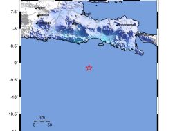 GEMPABUMI TEKTONIK M5,2 DI SELATAN JAWA,  JAWA TIMUR, TIDAK BERPOTENSI TSUNAMI   