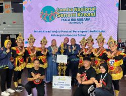 Selamat, Tim Senam Kreasi Pemprov Sulsel Berhasil Sabet Juara Pertama di Ajang Kejuaraan Senam Kreasi Piala Ibu Negara 2024