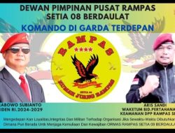 Rampas Setia 08 Berdaulat Mempersiapkan Anggota Organisasi Untuk Mengikuti Upacara Bendera Menyambut HUT Kemerdekaan RI Ke 79