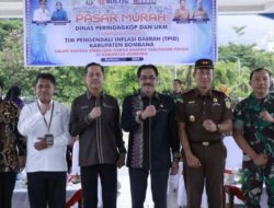 Kolaborasi Yang sholid Jajaran Pemda Kabupaten Bombana Buka Kegiatan Pasar Murah Memberikan Harga Terjangkau Kepada Masyarakat