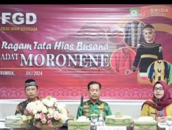 Man Arfa Resmi Buka Kegiatan FGD Ragam Hias Tata Busana Adat Moronene