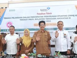 BKKBN Prov:Sultra dan DPPKB Kab:Bombana Gelar Pelatihan Tekhnis Tenaga Pelaksana Percepatan Penurunan Stunting Angkatan III Tahun 2024
