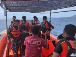 KM Banawa Diterjang Badai Di Perairan Selayar, Dua ABK Berhasil Di Selamatkan Tim SAR Gabungan