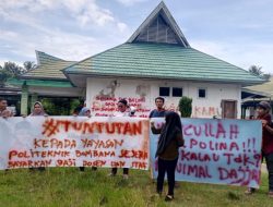 3.Tuntutan Urgent Dosen dan Staf Polina Kabupaten Bombana:Dari Gaji Tertunggak, Hingga Perubahan Status Kampus