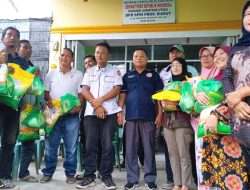 Ketua DPD SPRI SUMUT Burju Simatupang ST.SH Bersama Media Pendamping News & Metropos 24 Bakti Sosial Menyambut Hari Raya Idul Fitri 1446
