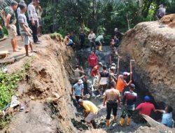 Jembatan Impian Warga Kolombi Mulai Dibangun Lewat TMMD Reguler ke-124 Kodim 1431 Bombana