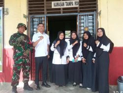 Babinsa Rumbia Dampingi Survey MBG, Pastikan Anak Sekolah Dapat Gizi Terpenuhi