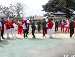 Semarak HUT RI ke-80, Prajurit dan Persit Kodim 1431/Bombana Gelar Lomba Kebersamaan