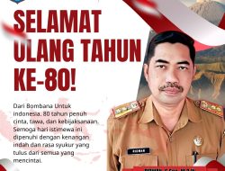 Inspektorat Kabupaten Bombana Ucapkan Dirgahayu Republik Indonesia ke-80