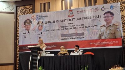 Dinas Penataan Ruang Makassar Dorong Kesadaran Pentingnya Sertifikat Laik Fungsi Bangunan
