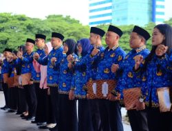 Fuad Azis Hadiri Pelantikan Ribuan PPPK di Lapangan Karebosi